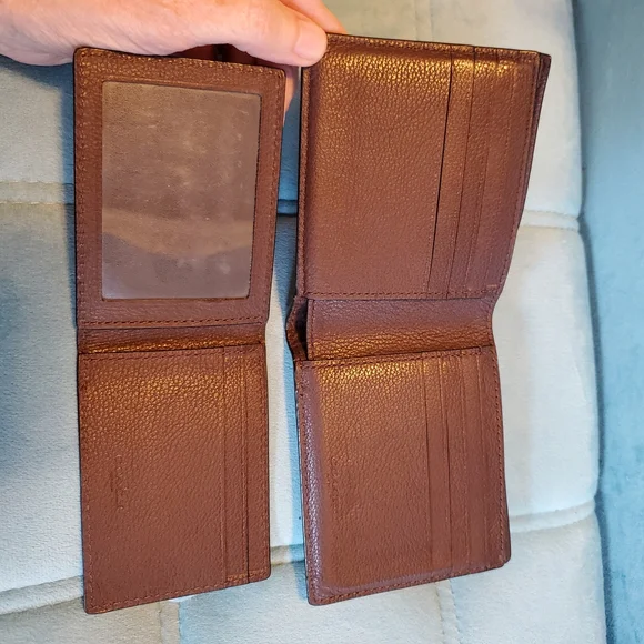 Coach 3-in-1 Wallet Dark Saddle Sport Calf Leather - Picture 9 of 17